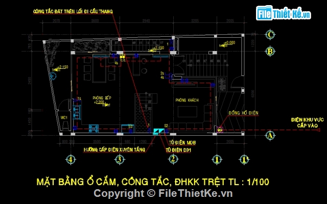 Bản vẽ,điện nước nhà ở,bản vẽ điện nước,thiết kế điện nước